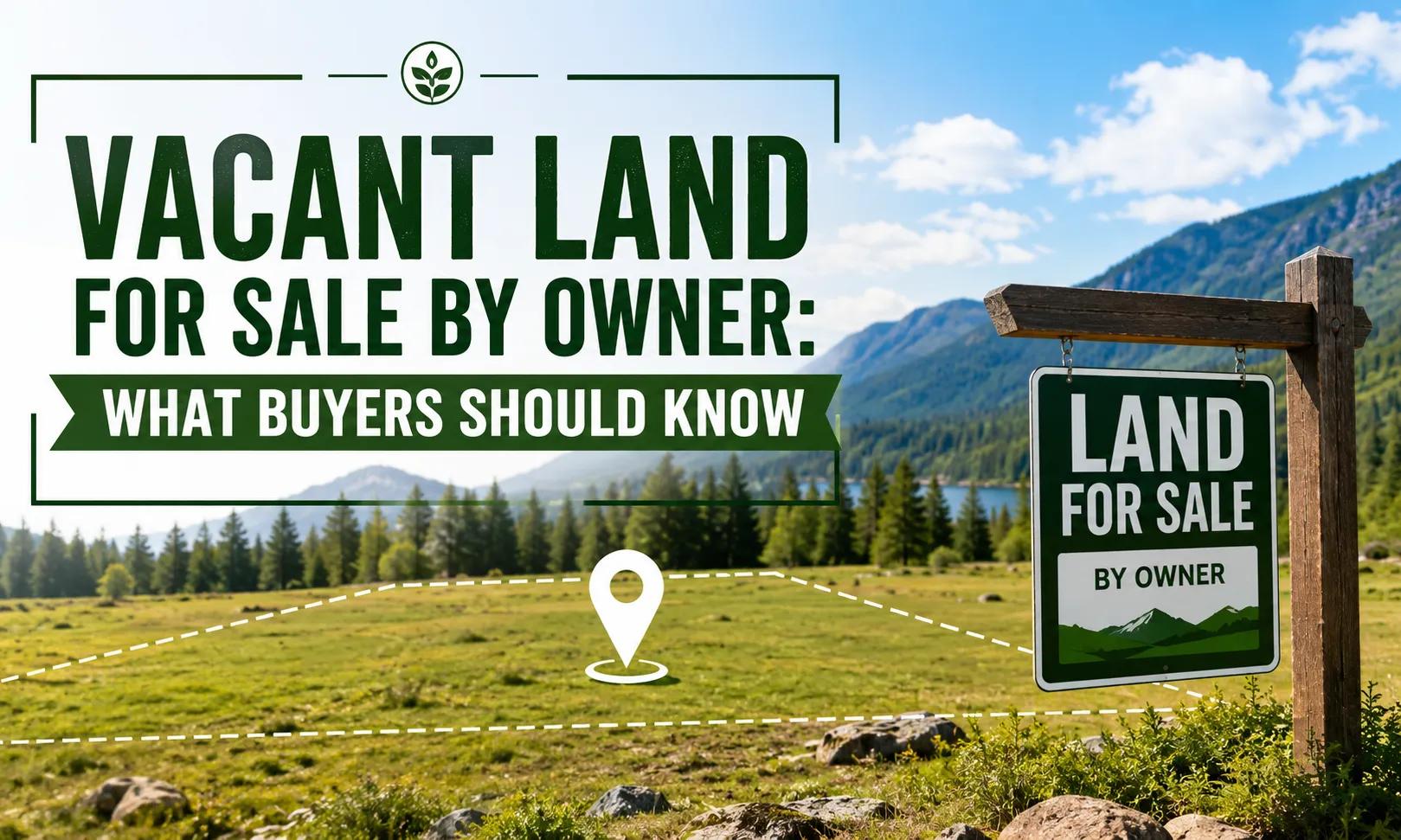 Vacant Land for Sale by Owner: What Buyers Should Know